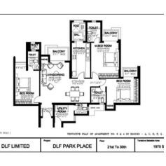 DLF Park Place Floor Plan