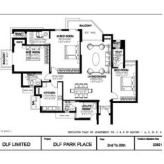 DLF Park Place Floor Plan
