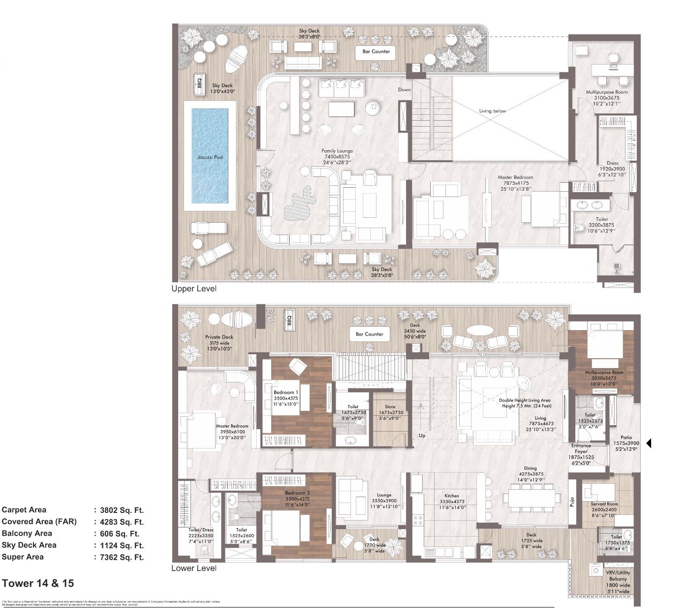 DLF The Crest Floor Plan