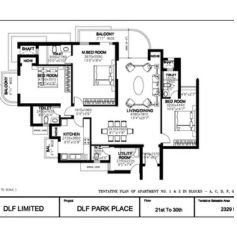 DLF Park Place Floor Plan